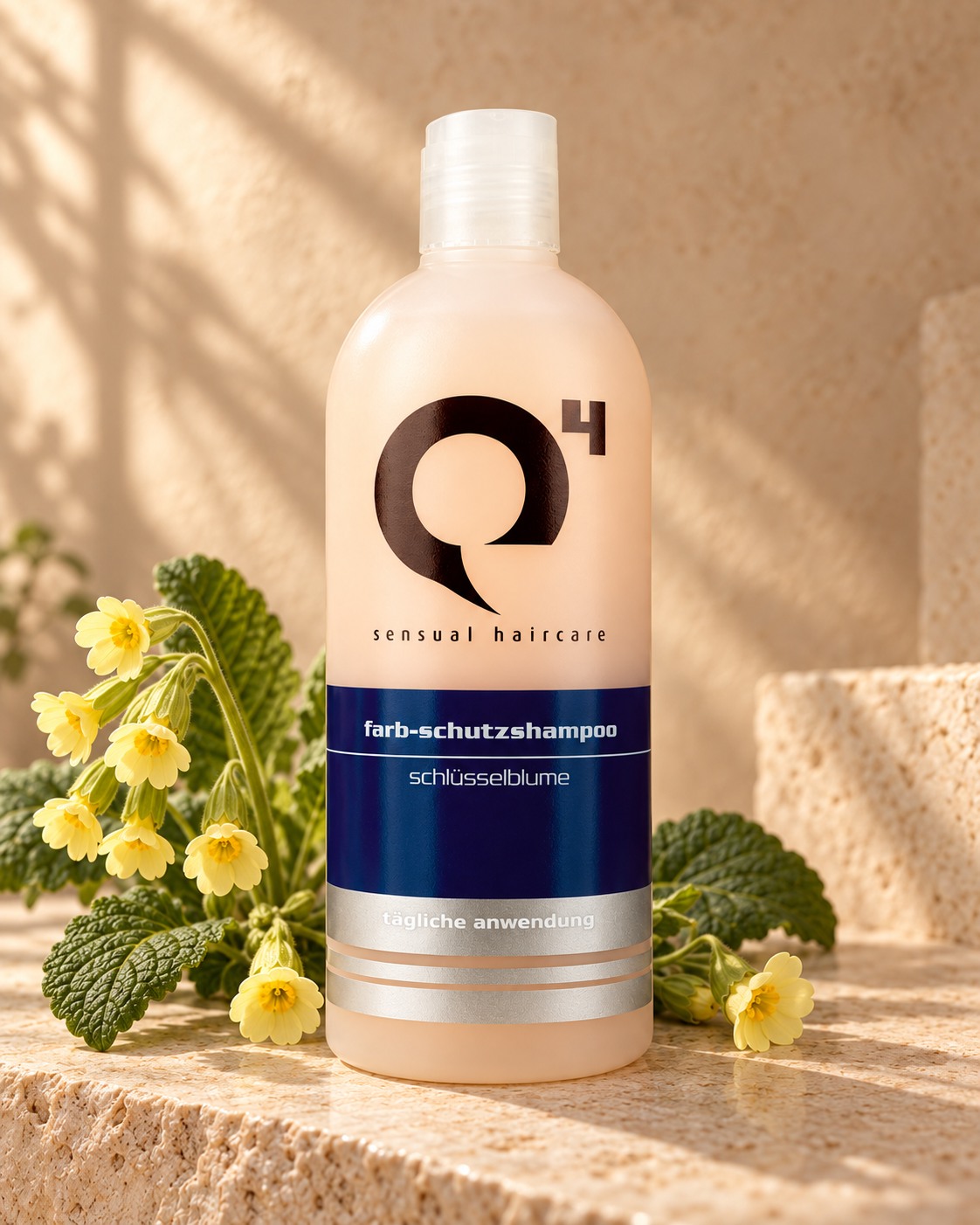 Q4 Farbschutzshampoo Schlüsselblume